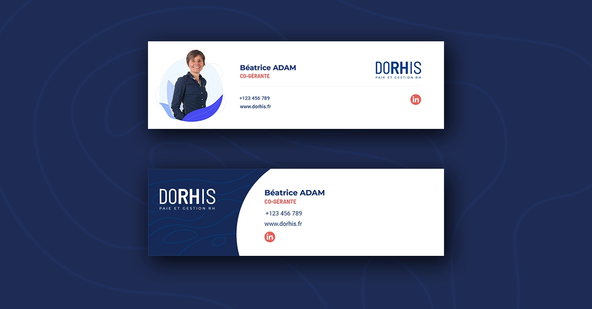 Refonte de la charte graphique de Dorhis par la graphiste Mélanie Appéré
