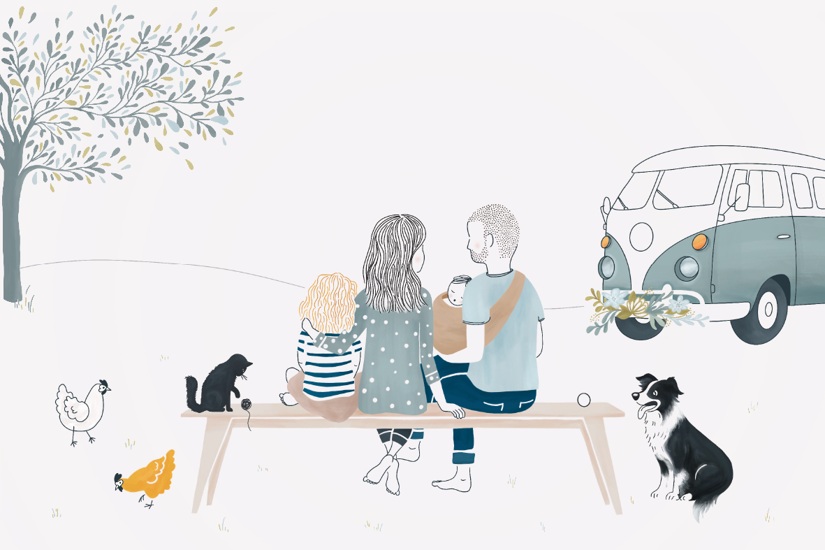 Conception d'un faire-part et illustration sur-mesure