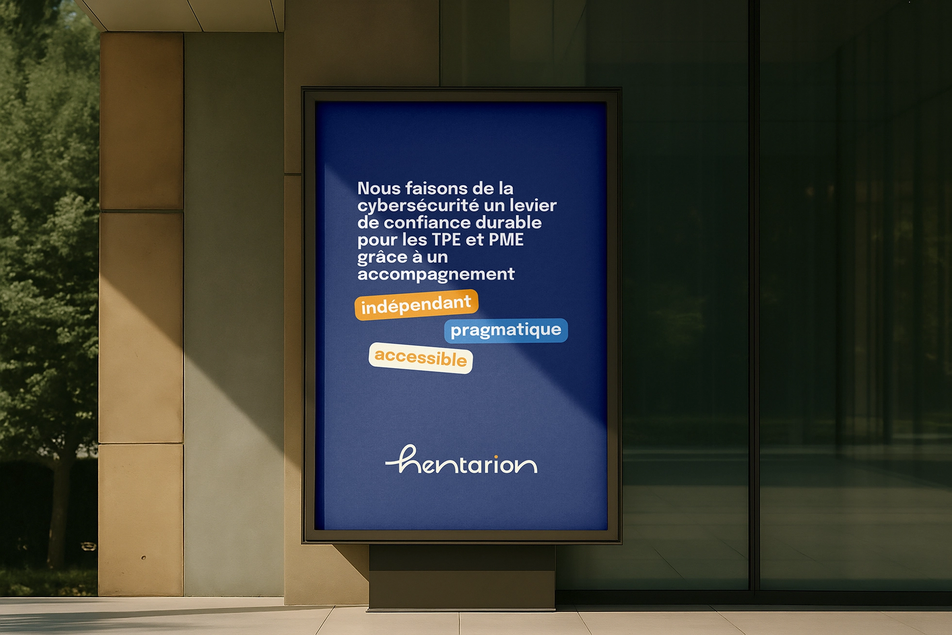 Identité visuelle réalisé pour Hentarion par la graphiste Mélanie Appéré