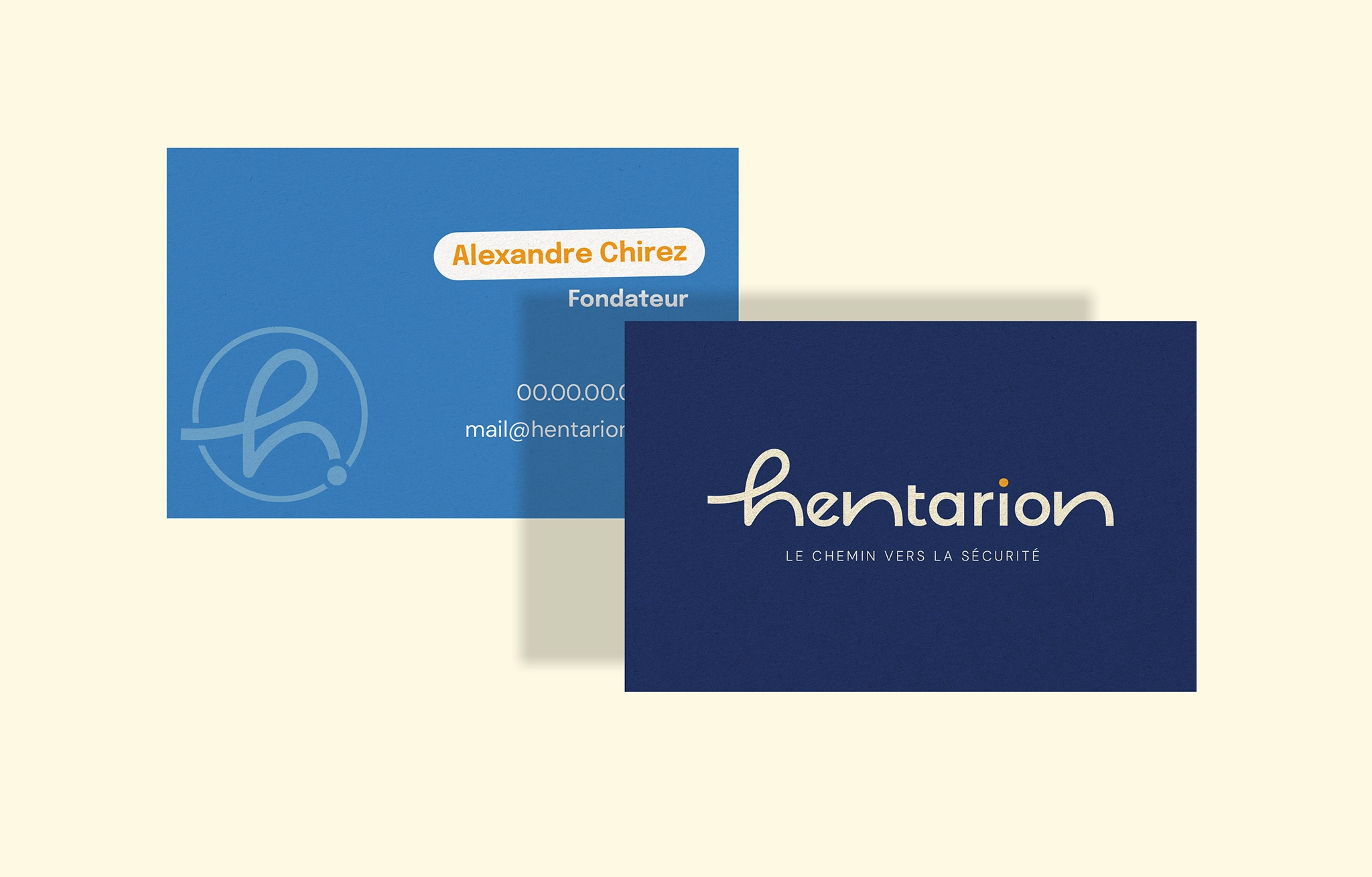 Identité visuelle réalisé pour Hentarion par la graphiste Mélanie Appéré