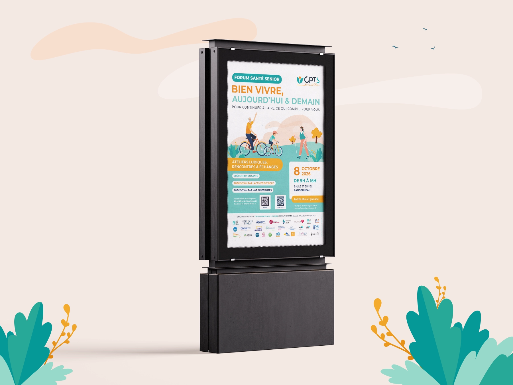 Campagne de communication pour le Forum Santé Senior organisé par la CPTS du Bassin de l'Elorn