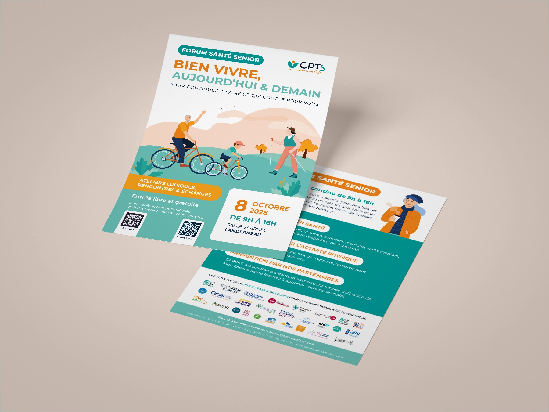 Campagne de communication pour le Forum Santé Senior organisé par la CPTS du Bassin de l'Elorn