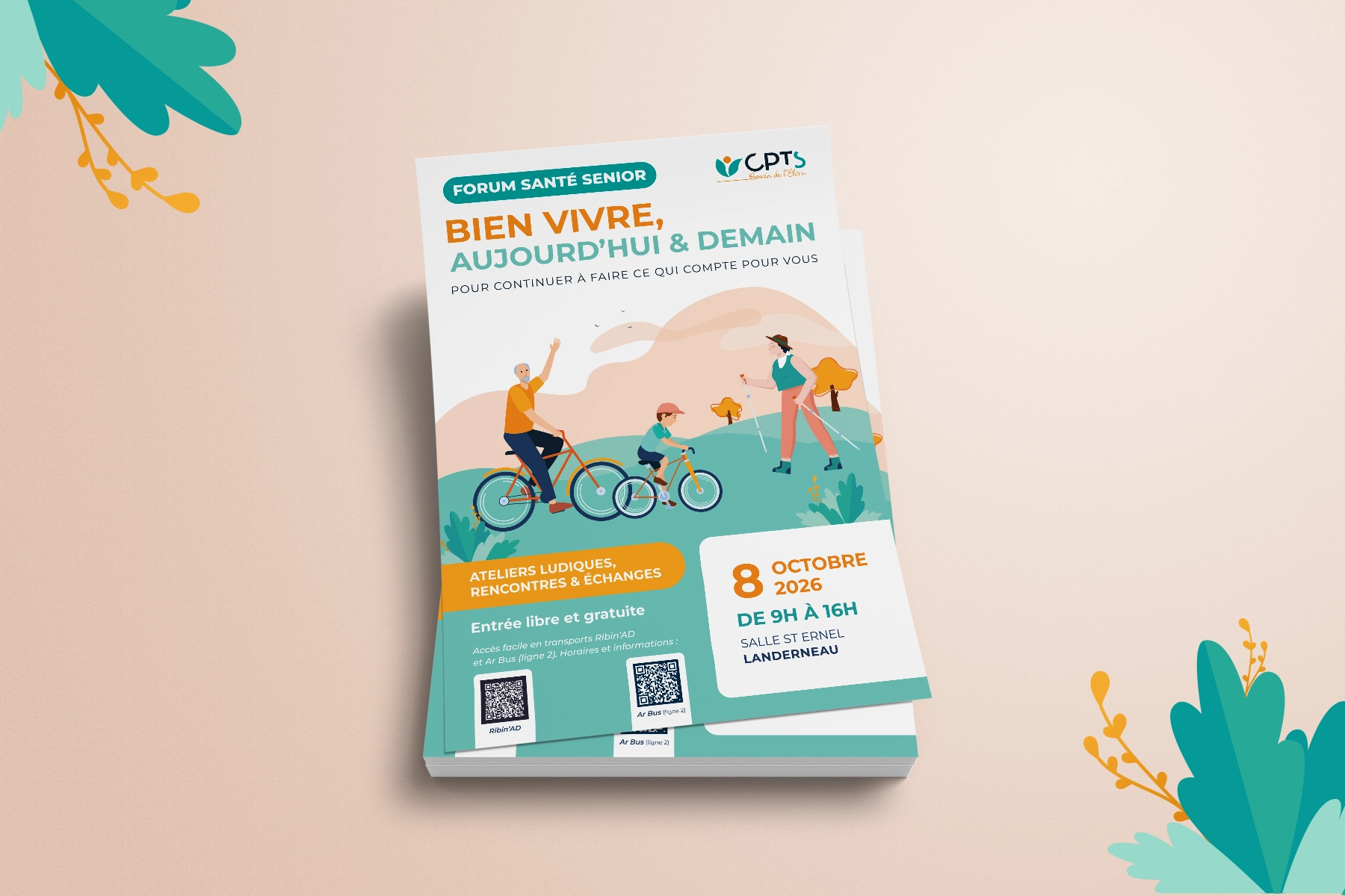 Campagne de communication pour le Forum Santé Senior organisé par la CPTS du Bassin de l'Elorn