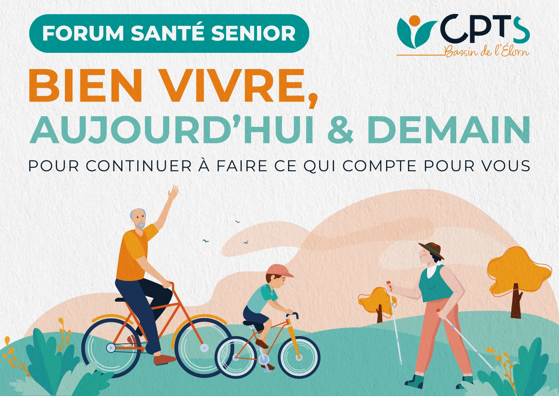 Campagne de communication pour le Forum Santé Senior organisé par la CPTS du Bassin de l'Elorn
