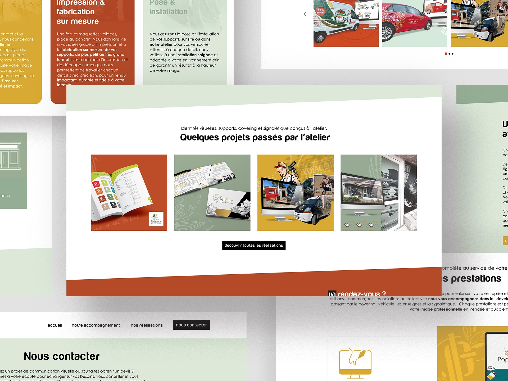 Refonte du site d'Unfluences-graphic par la graphiste Mélanie Appéré